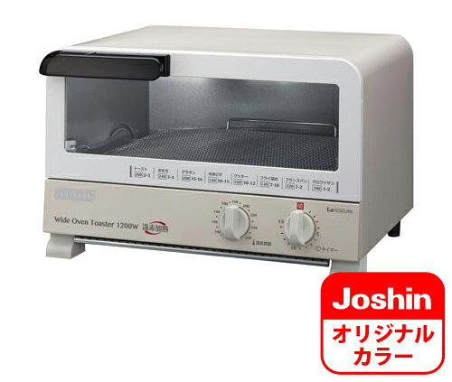 コイズミ オーブントースター　ベージュ KOS-J122/C KOIZUMI　KOS-1211のJoshinオリジナルモデル [KOSJ122C]