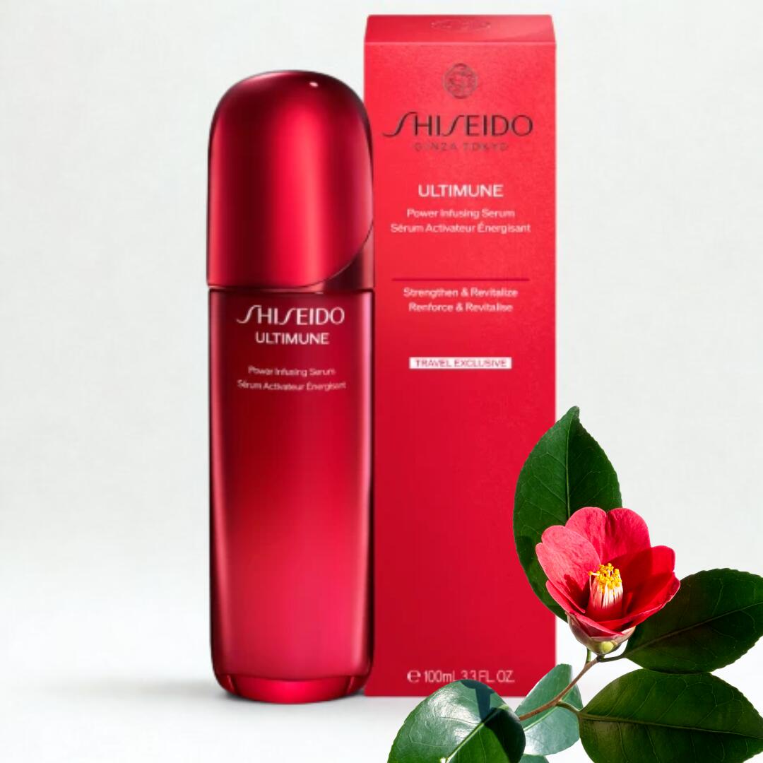 [ 免税店限定サイズ ] アルティミューン パワライジング セラム 100ml [資生堂 SHISEIDO 発酵カメリアエキス+ 椿 スキンケア エイジングケア 美容液 リニューアル 大容量 ベスコス ベストコスメ受賞]