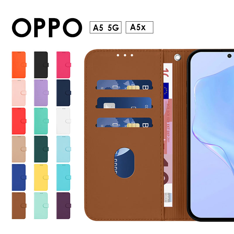 【1000円ポッキリ 送料無料】スマホケース OPPO A5 5Gケース 手帳型 OPPO A5xケース 二つ折り oppo a5 5g ケース カード収納 オッポ A5 5G ケース 可愛い オッポ a5x カバー レザーケース OPPO a5 5Gケース ストラップ付き 落下防止 oppo a5x 保護ケース スタンド機能 OPPO