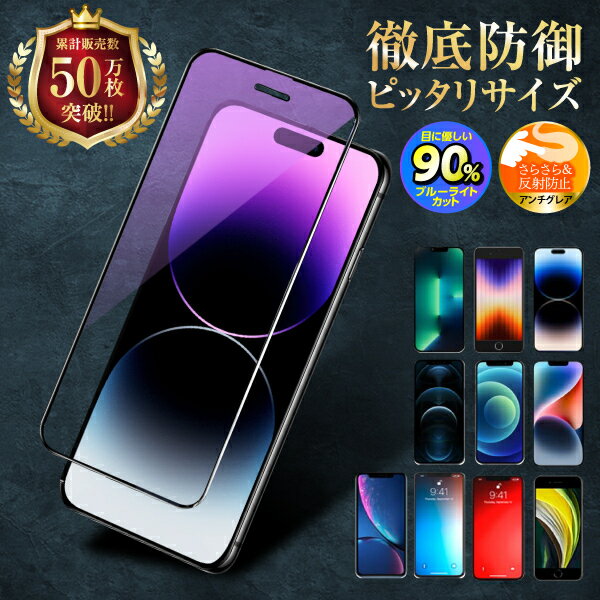 【1000円ポッキリ】 iPhone 保護フィルム ガラスフィルム SE3 SE2 第三世代 第二世代 17e 17 Air 16 16e 15 14 13 12 11 XR XS X pro Max mini アイホン 液晶保護 ブルーライトカット アンチグレア