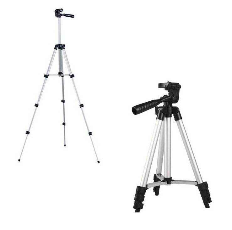 【訳あり品】カメラ三脚/アルミ三脚 水準器付 4段伸縮35〜105cm 【水準器付4段伸縮35-105cm】 [夏のレジャー][カメラ][便利][消耗品][送料無料(一部地域を除く)]