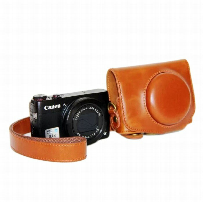 Canon PowerShot G7 X カメラケース ケース カバー カメラーカバー バック カメラバック G7X キャノン カメラ 一眼 合成革ケース デジタルカメラ用 メール便