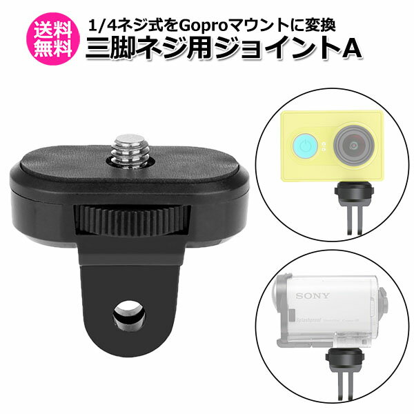 【クーポンで1140円＋ポイント最大22倍】【送料無料】カメラ アクセサリー フィンガー マウント 用 三脚 ネジ ジョイント Atipe アクションカメラ ウェアラブルカメラ 変換アダプター マルチ 固定 万能 接続 三脚ネジ マウント gopro ゴープロ 変換 4分の1 インチ 1/