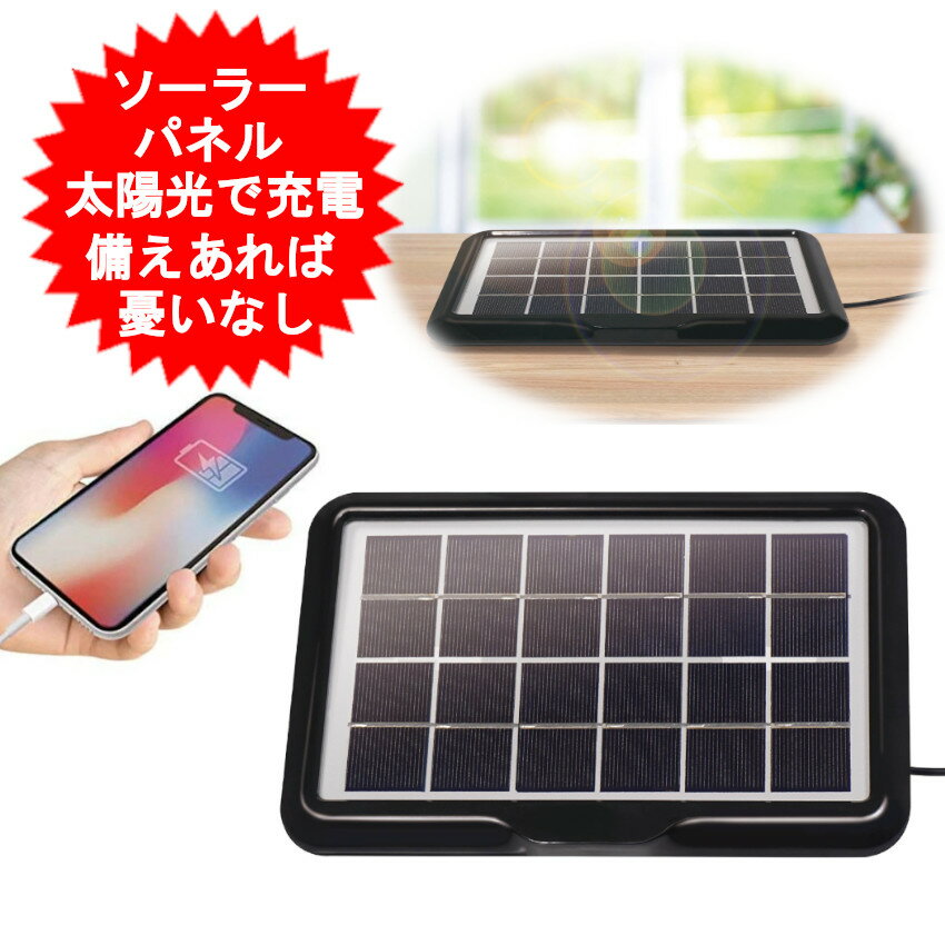 ソーラー充電器 ソーラー発電 ソーラーチャージャー 充電器 ソーラー スマホ エマージェンシー ソーラーパネル スマホ 充電 太陽光 アウトドア 非常時 USB接続 レジャー 災害 持ち運び コンパクト デジカメ スマートフォン タブレット HAC3520【メール便送料無料】