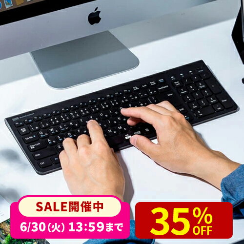 【楽天1位受賞】ワイヤレスキーボード iPad Bluetooth キーボード iPadキーボード タブレット iPad air テンキー付き iPhone surface 日本語配列 コンパクト 小型キーボード 無線 静音 スリム 薄型 パンタグラフ テンキー付き マルチペアリング SKB-BT31BK サンワサプライ