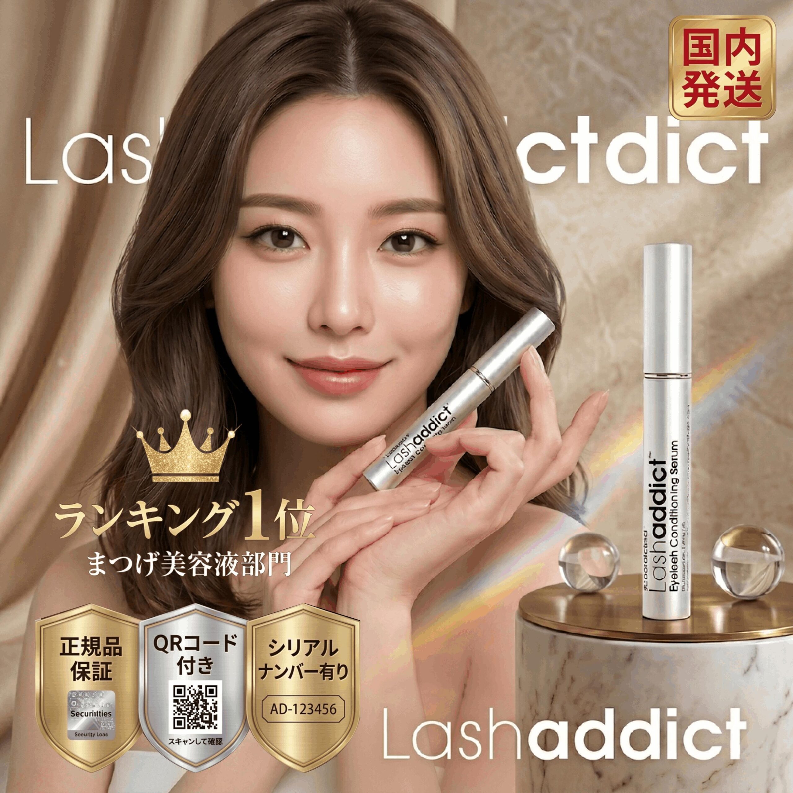 【正規品】ラッシュアディクト アイラッシュコンディショニングセラム アドバンス 5ml ラッシュアディクト まつげ美容液 アドバンス 5ml Lashaddict アイラッシュ コンディショニング セラム まつ毛美容液 睫毛美容液 マツエク対応 自まつ毛 ハリ コシ 目元ケア 【送料無料】