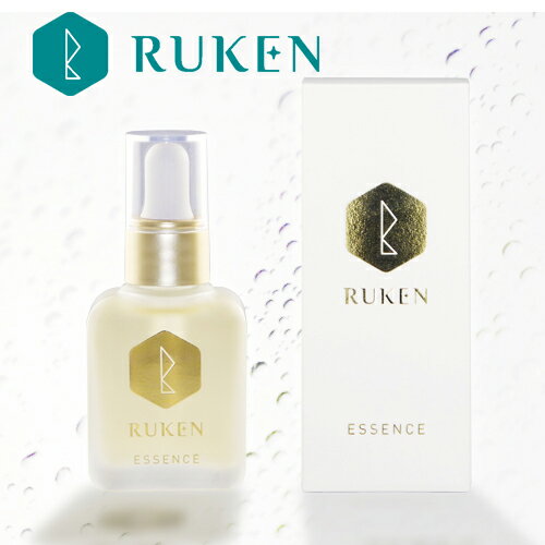 高純度コラーゲン配合 RUKEN エッセンス 30ml コラーゲン 保湿 美容液 スキンケア ペプチド ポリフェノール ほうれい線 顔 無添加 敏感肌 乾燥肌 無香料 無着色 プレゼント 新生活