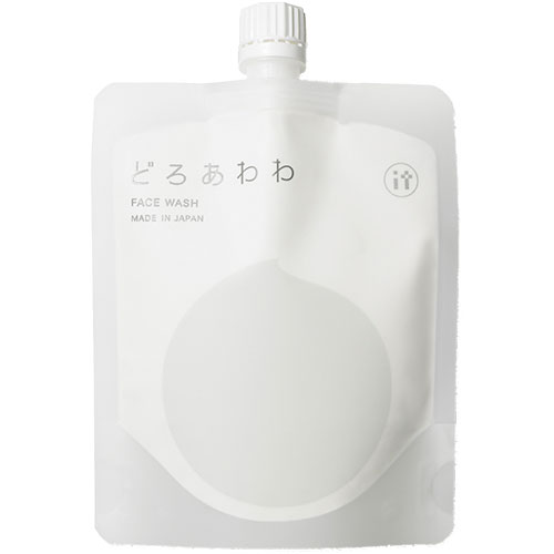 〇【メール便のみ送料無料】【泡立てネット付き】☆健康コーポレーション　どろ豆乳石鹸 どろあわわ 110g☆洗顔 どろ 発酵 スキンケア 濃密泡 どろあわわ