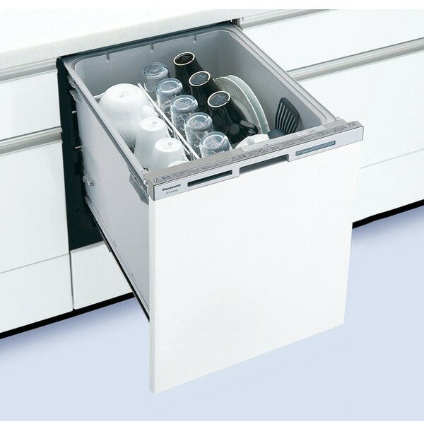 PANASONIC NP-45MD9W シルバー M9シリーズ [ビルトイン食器洗い乾燥機(ディープタイプ 引き出し式 幅45cm 6人用)] xp10n