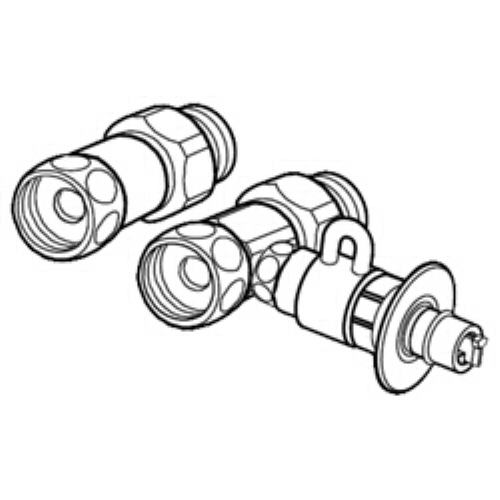 【2個セット】 パナソニック CB-S268A6 ナショナル食器洗い乾燥機用 分岐栓 CBS268A6