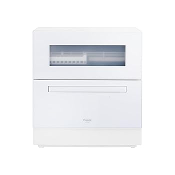 【中古】パナソニック 食器洗い乾燥機 NP-TZ500-W ホワイト 分岐水栓必要 液体洗剤自動投入 ナノイーX