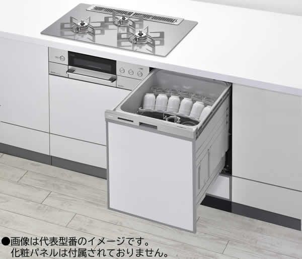 π●リンナイ 食器洗い乾燥機【RSW-D401LPEA】深型スライドオープンタイプ 幅45cm ハイグレード おかってカゴ 化粧パネル対応 (旧品番 RSW-D401LPE)〔GA〕