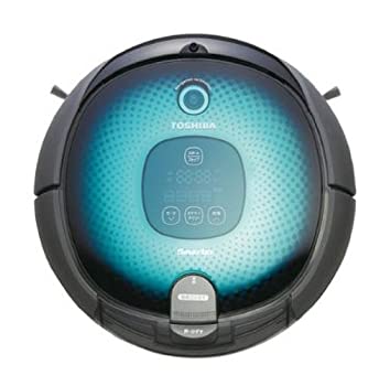 【中古】【ムダなく、かしこく、美しく】TOSHIBA Smarbo(スマーボ) スマートロボットクリーナー プラチナブルー VC-RB100(L) VC-RB1