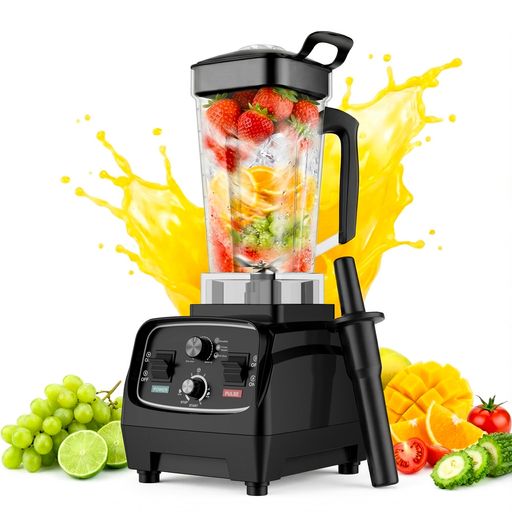 ミキサー 業務用ミキサー 食器洗い機可 ブレンダー 2L 氷も砕ける ジュース タイマー付 ブレンダー スピード調整 野菜果物 ジューサー アイスクラッシャー スムージーメーカー 操作簡単 …