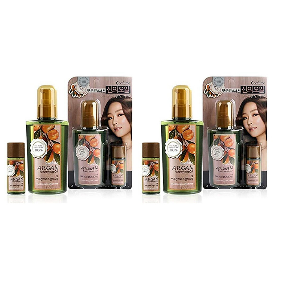 WELCOS コンフューム アルガン トリートメント オイル ／ Confume Argan Treatment Oil (120ml＋25mlセット) X 2EA