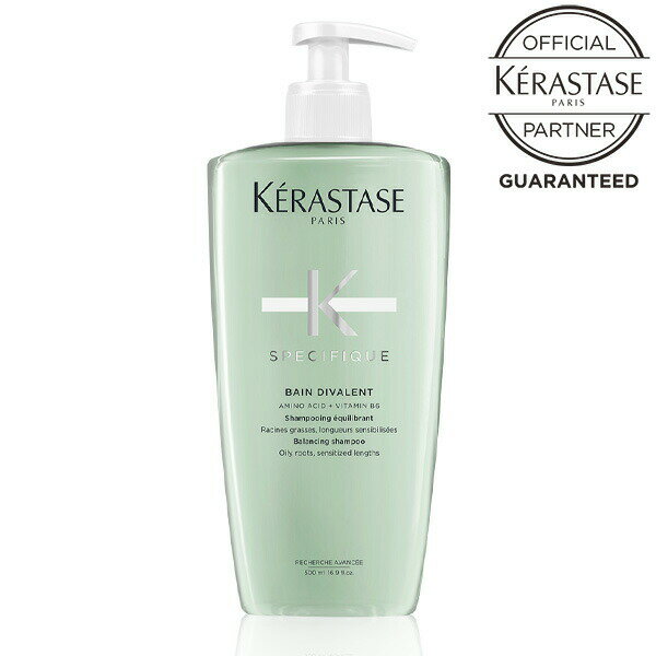 【正規販売店】ケラスターゼ KERASTASE SP バン ディバレント R 500ml [正規販売店] 公式 スカルプシャンプー 頭皮ケア 脂性 混合頭皮 フケ かゆみ べたつき 除去 健やかな地肌へ 爽快感 サロン専売 シャンプー ヘアケア ポンプ 大容量 SSS