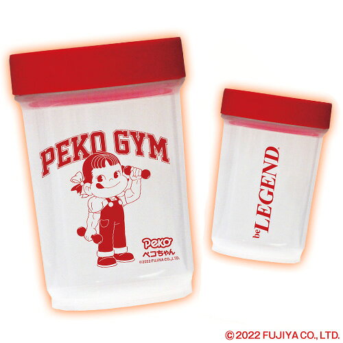 【LINE登録で最大1000円OFF】ビーレジェンド マッチョ ペコちゃん ダンベル シェイカー【RED×CLEAR】 500ml プロテイン シェイカー シェイカー 女性 ダイエット ミルキー 日本製