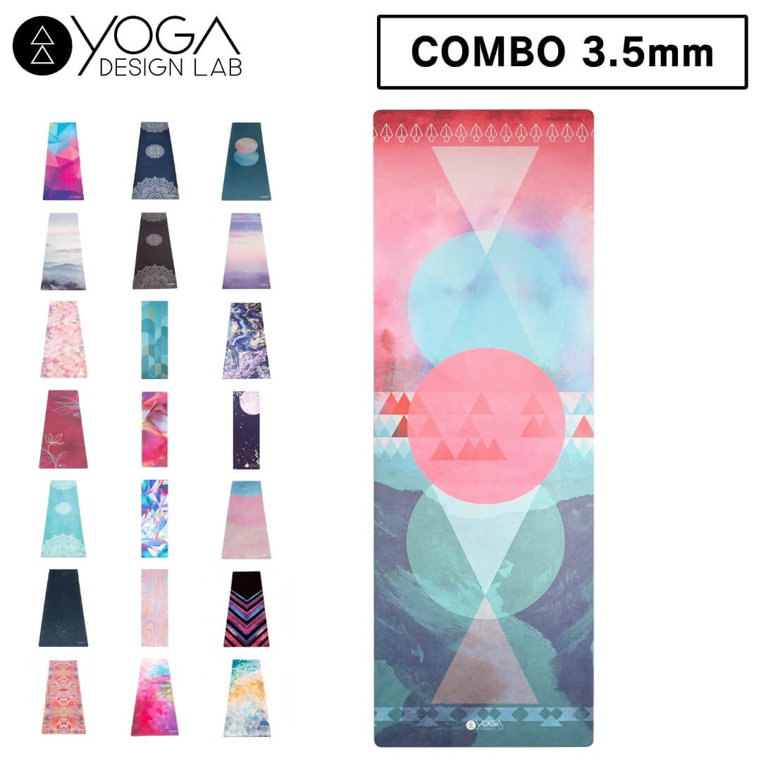 ヨガデザインラボ ヨガマット エコヨガマット-COMBO コンボ 3.5mm ヨガストラップ（ヨガマットケース付き） YogaDesignLab ヨガマット 折りたたみ ヨガラグ ヨガタオル ヨガ ピラティス ホットヨガ マット ヨガラグ 携帯 Yoga Design LAB
