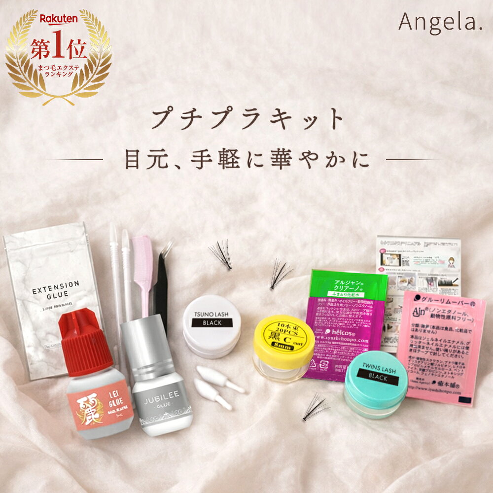 送料無料 セルフ マツエク まつげエクステ 11点 プチプラキット まつエク まつ毛エクステ セルフマツエク アンジェララッシュ D15