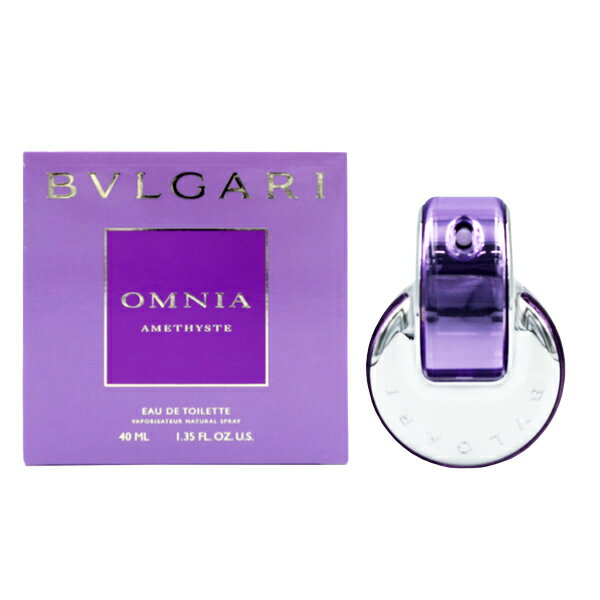 エントリーで最大P9倍・最大1500円OFFクーポン ブルガリ BVLGARI オムニア アメジスト EDT SP 40ml【当日発送_14時まで】【香水 レディース】【EARTH】【人気 ブランド ギフト 誕生日 プレゼント】