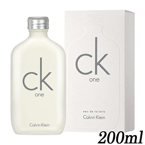 カルバンクライン CK ONE シーケーワン オードトワレ EDT SP 200ml CALVIN KLEIN 香水・フレグランス [7438/5021/1798] 送料無料 CK1 CK-one CK
