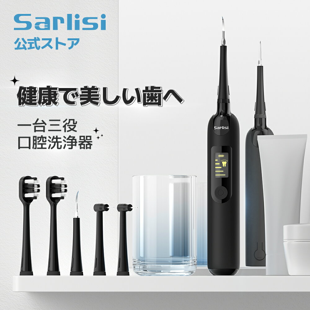 歯石取り 口腔洗浄器 電動歯ブラシ 歯石 歯垢 歯石取る 歯磨き スケーラー 歯周病予防 歯ブラシ 歯磨き粉 ウォーター 歯 歯茎 歯周 口内洗浄 口臭 歯間洗浄 クリーナー 自宅 デンタルケア 舌苔 口腔ケア USB充電式 軽量 Sarlisi サーリシ 父の日