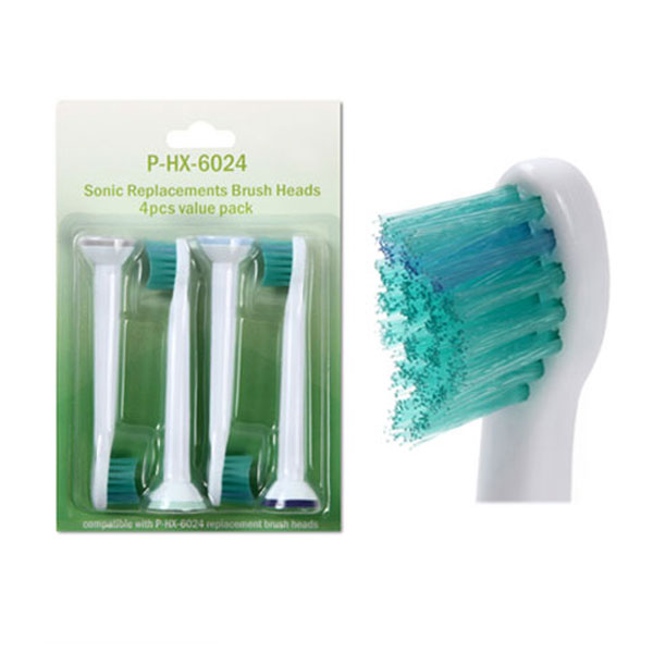 フィリップス ソニッケアー HX6024 互換 替えブラシ 4本セット 電動歯ブラシ用 philips 交換 【F-GM】 (定形外送料無料) (ss202312)