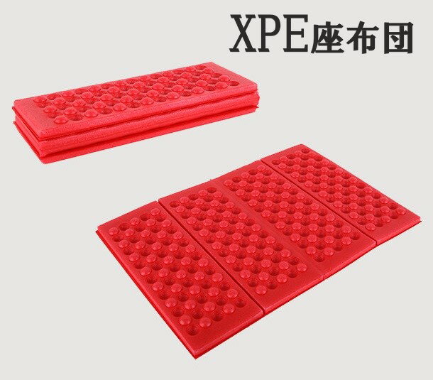 【送料コミ】軽量 コンパクト 折りたたみ 座布団 レッド レジャーマット キャンプマット アウトドアマット サウナマット 防水 クッション 登山 座布団 折りたたみ座布団 アウトドア 座布団 登山 マット