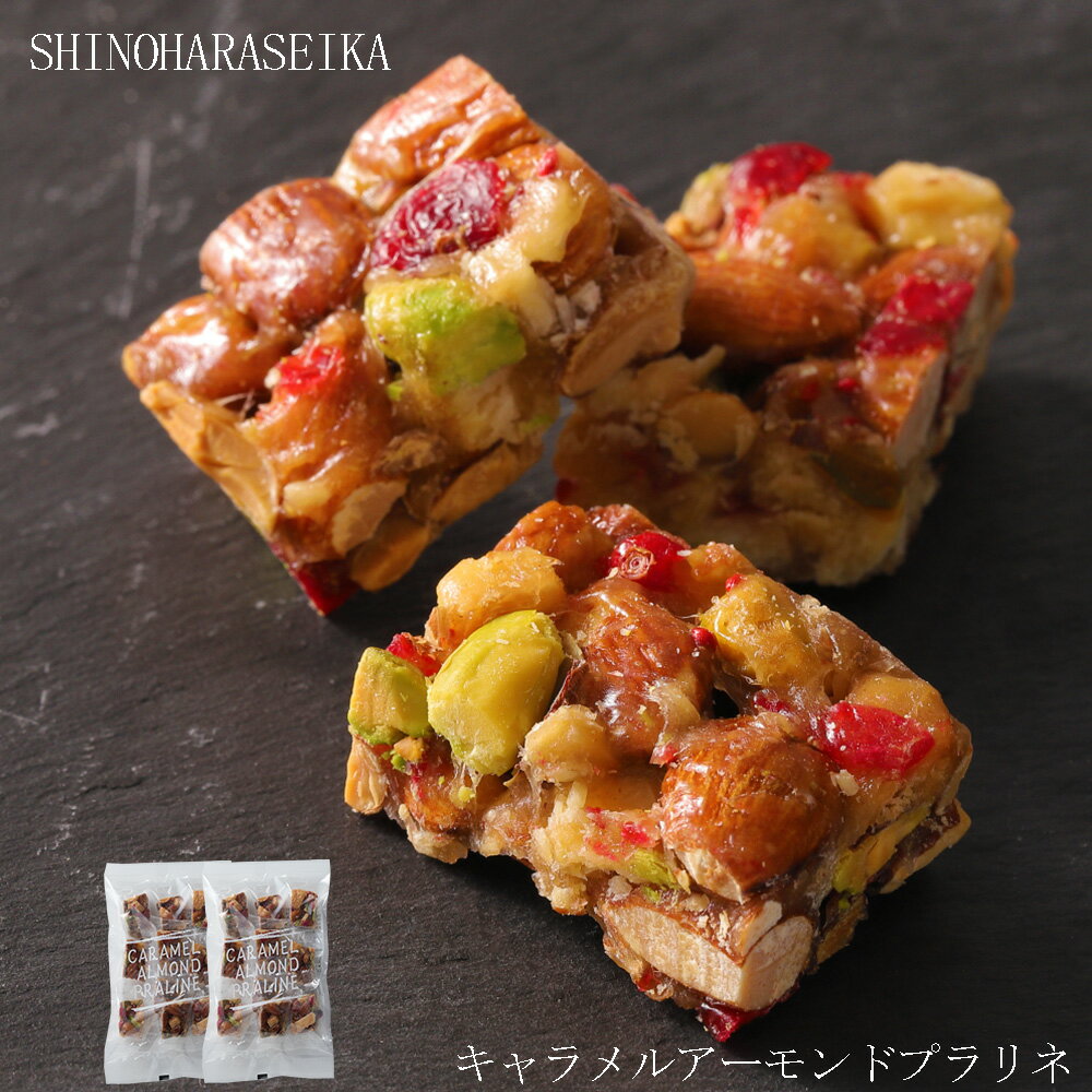 キャラメルアーモンドプラリネ 20個（10個入×2袋）お菓子 お取り寄せスイーツ おこし 個包装