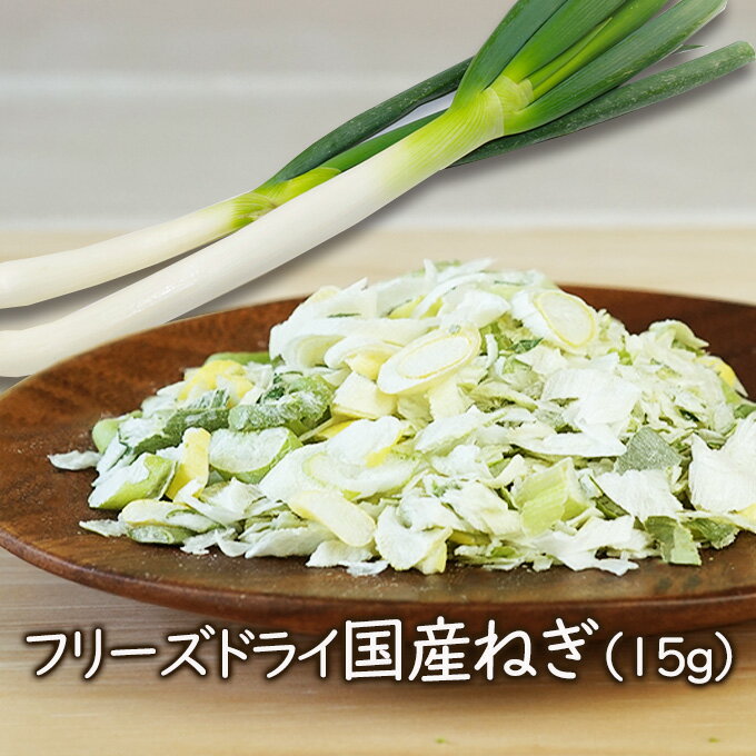 【ランキング1位】アスザックフーズ フリーズドライ国産ねぎ （15g）乾燥野菜 フリーズドライ野菜 乾燥ネギ ねぎ フリーズドライ 乾燥野菜 味噌汁具材 簡単 調理 日持ち たっぷり野菜 おいしい ラーメン おいしい おにぎり 防災 備蓄 非常食