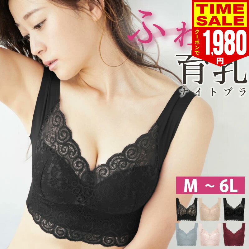 【2点ご購入で最安1730円】ナイトブラ 昼夜兼用 育乳 健康診断レントゲン対応 バストアップ 授乳ブラ M L LL 3L 4L 5L 6L 脇高 育乳ブラ シームレス バストアップブラ 20代 30代 40代 50代 脇高ブラ 楽ちん ブラジャー 夜用 ノンワイヤー マタニティ おやすみブラ母の日