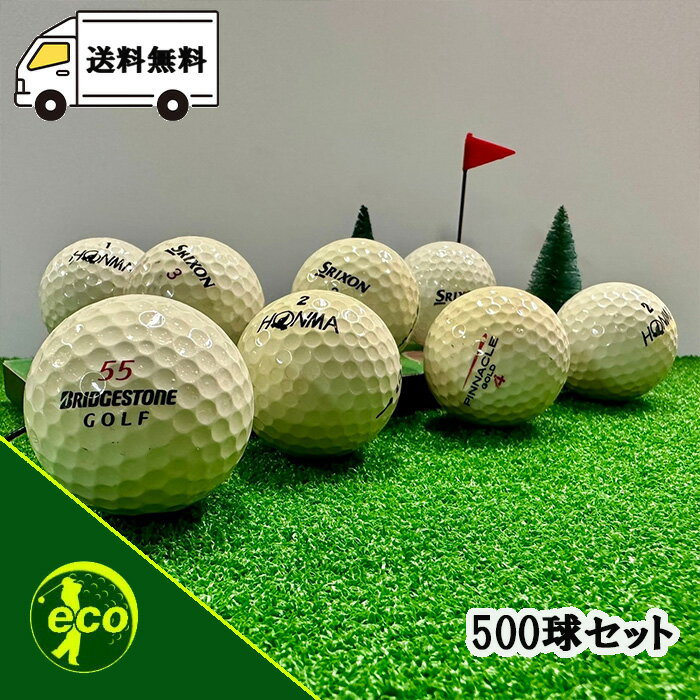 ロストボール ブランド混合 訳あり 500球 Bランク ゴルフボール 中古 エコボール