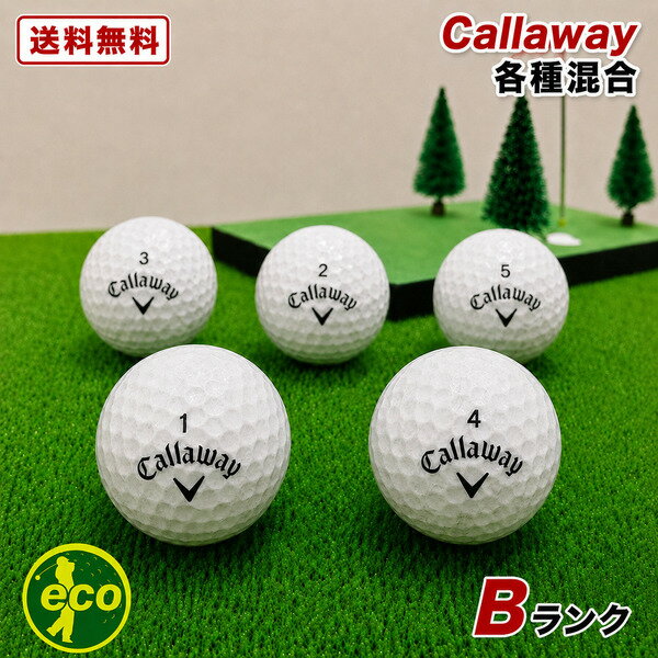 【P10倍】【Bランク】 キャロウェイ Callaway ホワイト系 球数が選べる 初心者 お試し ロストボール ゴルフボール 中古 エコボール コスパ最強 インドアゴルフ シミュレーション 大量 練習場 業務用 初心者