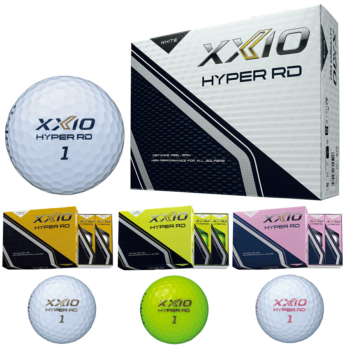 【10/20 エントリー/抽選で最大100%ポイントバック】 DUNLOP ダンロップ 日本正規品 XXIO HYPER RD ゼクシオ ハイパー アールディー 2026新製品 ゴルフボール1ダース(12個入) 【当店在庫品】