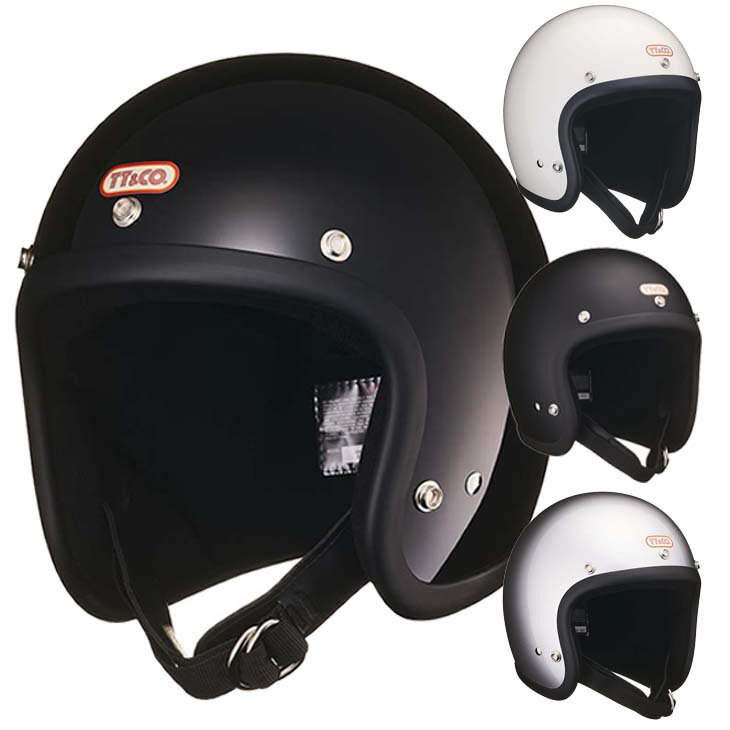 TT&amp;CO. スーパーマグナム スモールジェットヘルメット ビンテージ ジェットヘルメット SG/PSC/DOT M/Lサイズ57-58cm レトロ オープンフェイス