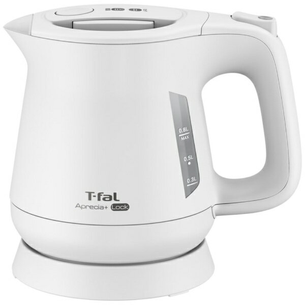 T-fal｜ティファール 電気ケトル アプレシア ロック ホワイト KO6401JP [0.8L]