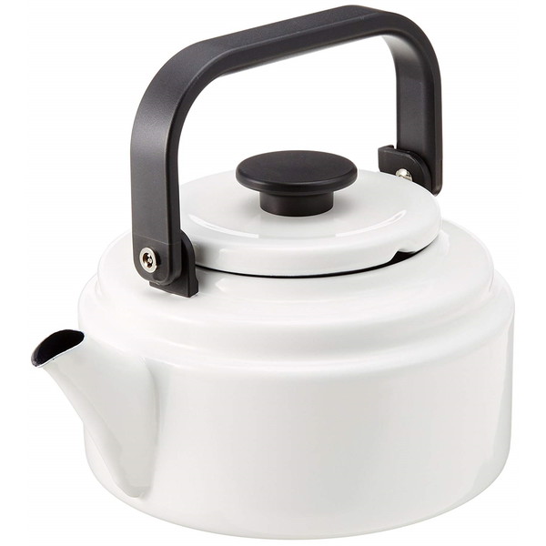 野田琺瑯 AM-20KW ホワイト [アムケトル 2.0L (IH対応)]
