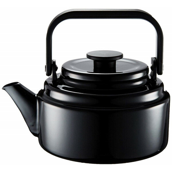 野田琺瑯 AM-20KBK ブラック [アムケトル 2.0L (IH対応)]