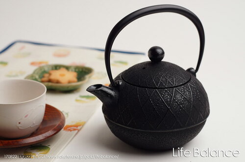 南部鉄器　 南部鉄瓶　直火用0.6L　南部宝星堂　及春鋳造所　アーガイル　0.6L（黒） 【送料無料（北海道を除く）】【母の日ギフト】【ラッピング無料】【メッセージカード】【日本製】