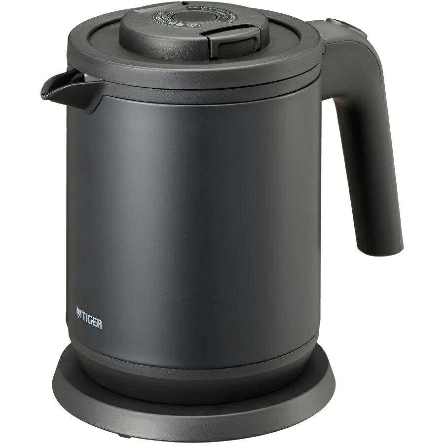 【6/20はエントリーで当店最大P6倍！】TIGER タイガー 6SAFE＋ 蒸気レス電気ケトル マットブラック 0.8L PCK-A081-KM【北海道・沖縄・離島配送不可】【KK9N0D18P】