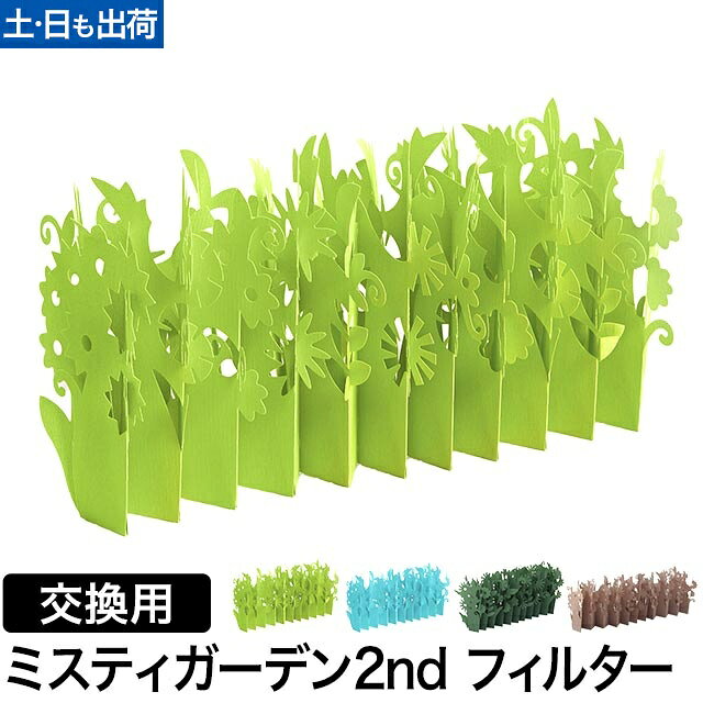 ミクニ エコ 加湿器 ミスティガーデン2nd 交換用フィルター ペーパー加湿器 デスク 小型 小さい お手入れ簡単 かわいい おしゃれ インテリア 省エネ 電源不要 コードレス 部屋 寝室 リビング オフィス 持ち運び 気化式 ベッドサイド 日本製 ◆メール便配送◆