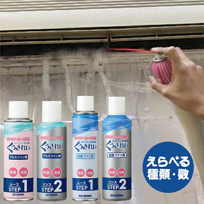【マラソン限定クーポンで500円OFF!】くうきれい エアコン洗浄剤 AFC-503 AFC-302 エアコン送風ファン洗浄剤 エアコンアルミフィン洗浄剤 選べるセット エアコンクリーナー 内部洗浄 掃除 スプレー 家庭用 2液タイプ