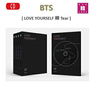 [おまけ付き] BTS [LOVE YOURSELF 轉 Tear] 正規3集 CD アルバム バージョンランダム 防弾少年団 バンタン/おまけ：生写真+トレカ