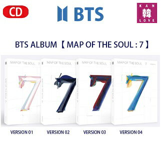 [おまけ付き] BTS [MAP OF THE SOUL : 7] バージョンランダム CD アルバム 防弾少年団 バンタン ばんたん/おまけ：生写真+トレカ