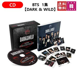 [おまけ9種付き] BTS [DARK＆WILD] 1集 CD アルバム 防弾少年団 ばんたん バンタン/おまけ：生写真1+トレカ8