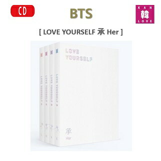 [おまけ付き] BTS [LOVE YOURSELF 承 Her] 5集 バージョンランダム CD アルバム バンタン 防弾少年団/おまけ：生写真+トレカ