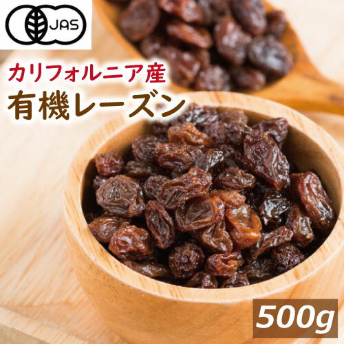 送料無料 【有機JAS】オーガニック レーズン 500g ドライフルーツ 父の日 無添加 ゆうパケット ノンオイ ル 砂糖不使用 無添加 有機レーズン オーガニック認定品 植物油不使用 有機 栽培 無漂白 無農薬 製菓材料 保存食 ギフト グルメ みのや