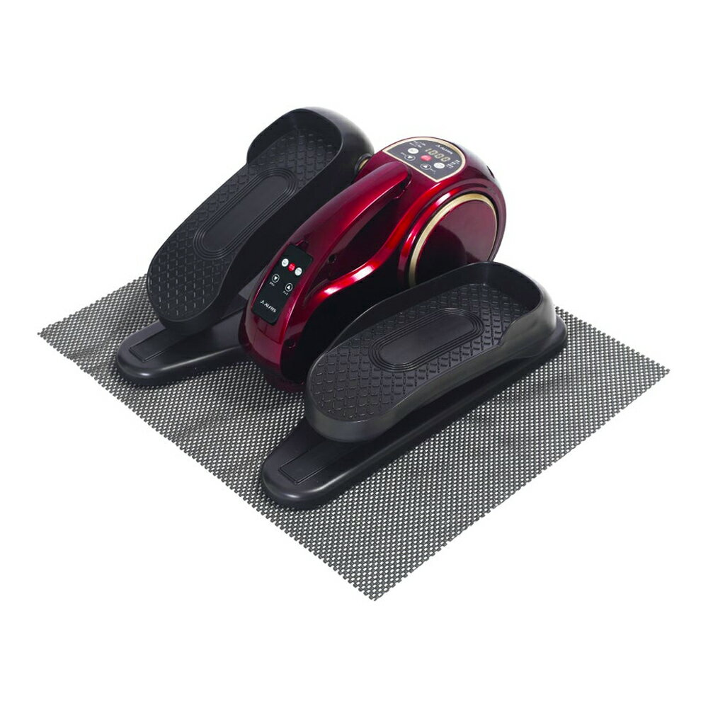電動 自走 ステッパー ミニ フィットネスバイク ALINCO アルインコ 電動ラクこぎ サイクル ダイエット 軽量 ペダル 足踏み 運動 マシン リハビリ ブラック/レッド FA3023R ◆宅 【楽天ロジ発送】