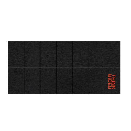 ThinkRider 自転車 トレーナーマット 防音 防振 衝撃吸収 トレーニングマット サイクルトレーナー、エアロバイクなど用 厚み6mm ブラック
