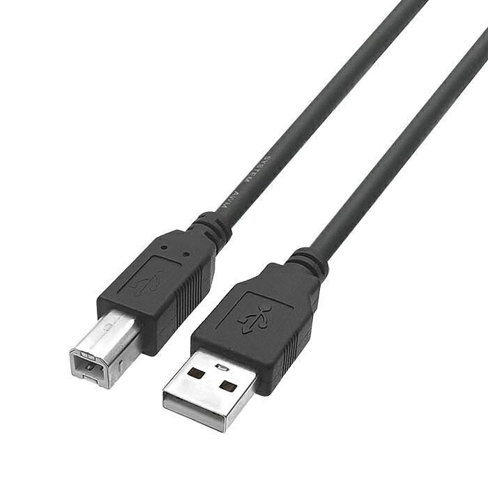 プリンターケーブル 充電・データ通信対応 1.8~10m USB A – Bケーブル USB2.0 USB A(オス)-USB B(オス) USBケーブル プリンター エプソン キャノン ブラザー HP 複合機 電子ピアノ 対応